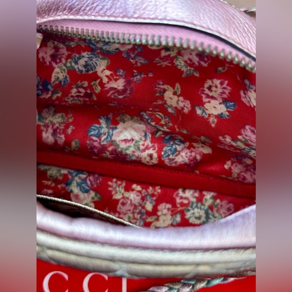 GUCCI Nappa Trapuntata Mini Zumi Dome Metallic Pastels Xbody Bag - Picture 12 of 16